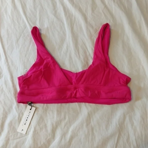 Vitamin A Sienna Tank Malaia Magenta Hot Pink - Picture 9 of 9